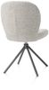 XOOON Jaxon, Stuhl - Gestell Grafit - drehbar - Stoff Brioni - Kiesel - 3