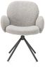 XOOON Jaxon, Armlehnstuhl - Gestell Grafit - drehbar - Stoff Brioni - Kiesel - 1