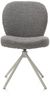 XOOON Jaxon, Stuhl - Gestell Silk Grey - drehbar - Stoff Brioni - Leber - 1