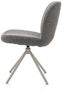 XOOON Jaxon, Stuhl - Gestell Silk Grey - drehbar - Stoff Brioni - Leber - 4