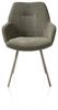 XOOON Odin, Armlehnstuhl - Metall Gestell RAL 7034 - Graugrün - Stoff Vada Mossgrün - Moosgrün - 1