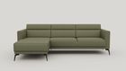 XOOON Fiskardo, Ecksofa links - Stoff Vada - Moosgrün - 1