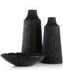 XOOON Finn Vase H50cm - Schwarz/ Anthrazit - 5