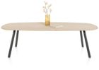 XOOON Niora, Tisch 270 x 120 cm - Oval - Metall Fuss -  - 1