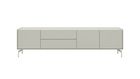 XOOON Noon, Lowboard 210 cm - 3-Tueren + 2-Laden - komplet silk grey -  - 6