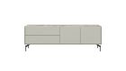 XOOON Noon, Lowboard 170 cm - 2-Tueren + 2-Laden - Deckplatte aus HPL light grey -  - 1