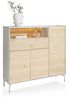 XOOON Niora, Highboard 148 cm - 3-Tueren + 1-Lade + 1-Nische -  - 2