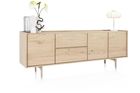 XOOON Valgard, Sideboard 230 cm - 3-Türen + 2-Laden -  - 2