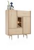 XOOON Valgard, Highboard 120 cm - 2-Türen + 2-Laden + 2-Nischen (+ LED) -  - 2