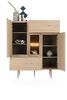 XOOON Valgard, Highboard 120 cm - 2-Türen + 2-Laden + 2-Nischen (+ LED) -  - 3