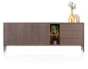 XOOON Trenton, Sideboard 210 cm. - 2 türen + 3 schubladen + 2 nischen -  - 1