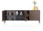 XOOON Trenton, Sideboard 210 cm. - 2 türen + 3 schubladen + 2 nischen -  - 3