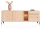 XOOON Trenton, Sideboard 210 cm. - 2 türen + 3 schubladen + 2 nischen -  - 1