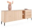 XOOON Trenton, Sideboard 210 cm. - 2 türen + 3 schubladen + 2 nischen -  - 2