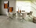 XOOON Brianto, Tisch 210 x 100 cm - Keramik Travertin Platte - Beige - 8
