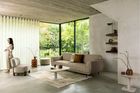 XOOON Brianto, Couchtisch 90 x 90 cm - Keramik Platte - Beige - 12