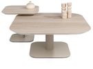 XOOON Brianto, Couchtisch 90 x 90 cm - Keramik Platte - Beige - 4