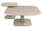 XOOON Brianto, Couchtisch 90 x 90 cm - Keramik Platte - Beige - 5