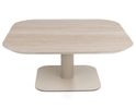 XOOON Brianto, Couchtisch 90 x 90 cm - Keramik Platte - Beige - 6