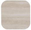 XOOON Brianto, Couchtisch 90 x 90 cm - Keramik Travertin Platte - Beige - 2