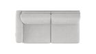 XOOON Carini, 3-Sitzer Armlehne links - 1 motorig elektrisch + 1 Kopfstutz - Bonellfederkern - Grau, Weiss - 2