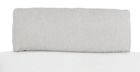 XOOON Carini, Kopfstütze für 3.5-Sitzer + Ottomane - 60 cm - Grau, Weiss - 1