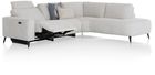 XOOON Carini, Ecksofa 2,5 Sitzer Armlehne links elektrisch + Ottomane rechts - Vada Ivory -  - 6