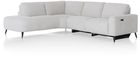 XOOON Carini, Ecksofa 2,5 Sitzer Armlehne rechts elektrisch + Ottomane links - Vada Ivory -  - 8