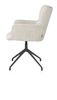 XOOON Sage, Armlehnstuhl drehbar - graphit - Stoff Luton - Creme - 4