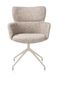 XOOON Sage, Armlehnstuhl drehbar - creme - Stoff Luton - Kupfer - 1