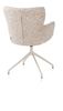 XOOON Sage, Armlehnstuhl drehbar - creme - Stoff Luton - Kupfer - 3
