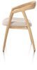 XOOON Dante, Armlehnstuhl - Eiche naturell mit Sitz in Stoff Cloudy beige - Beige - 3