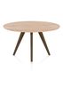 XOOON Arvada, Esstisch 125 cm, rund, 4 Beine - Beige, Weiß, Gelb - 1