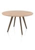 XOOON Arvada, Esstisch 125 cm, rund, 4 Beine - Beige, Weiß, Gelb - 3
