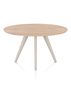 XOOON Arvada, Esstisch 125 cm, rund, 4 Beine - Beige, Weiß, Gelb - 1