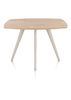 XOOON Arvada, Tresentisch 160 x 100 cm, oval, 4 Beine - Beige, Weiß, Gelb - 1