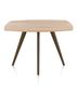 XOOON Arvada, Tresentisch 160 x 100 cm, oval, 4 Beine - Beige, Weiß, Gelb - 1