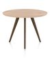 XOOON Arvada, Tresentisch 125 cm, rund, 4 Beine - Beige, Weiß, Gelb - 1