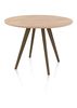 XOOON Arvada, Tresentisch 125 cm, rund, 4 Beine - Beige, Weiß, Gelb - 3