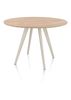 XOOON Arvada, Tresentisch 140 cm, rund, 4 Beine - Beige, Weiß, Gelb - 3
