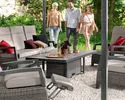 Lounge 2-er Sofa "Corido" mit verstellbarer Rückenlehne - Charcoal Grey - 2