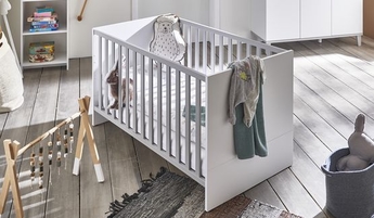 Weißes Babybett der Marke PAIDI