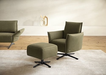 Koinor Sessel mit Hocker